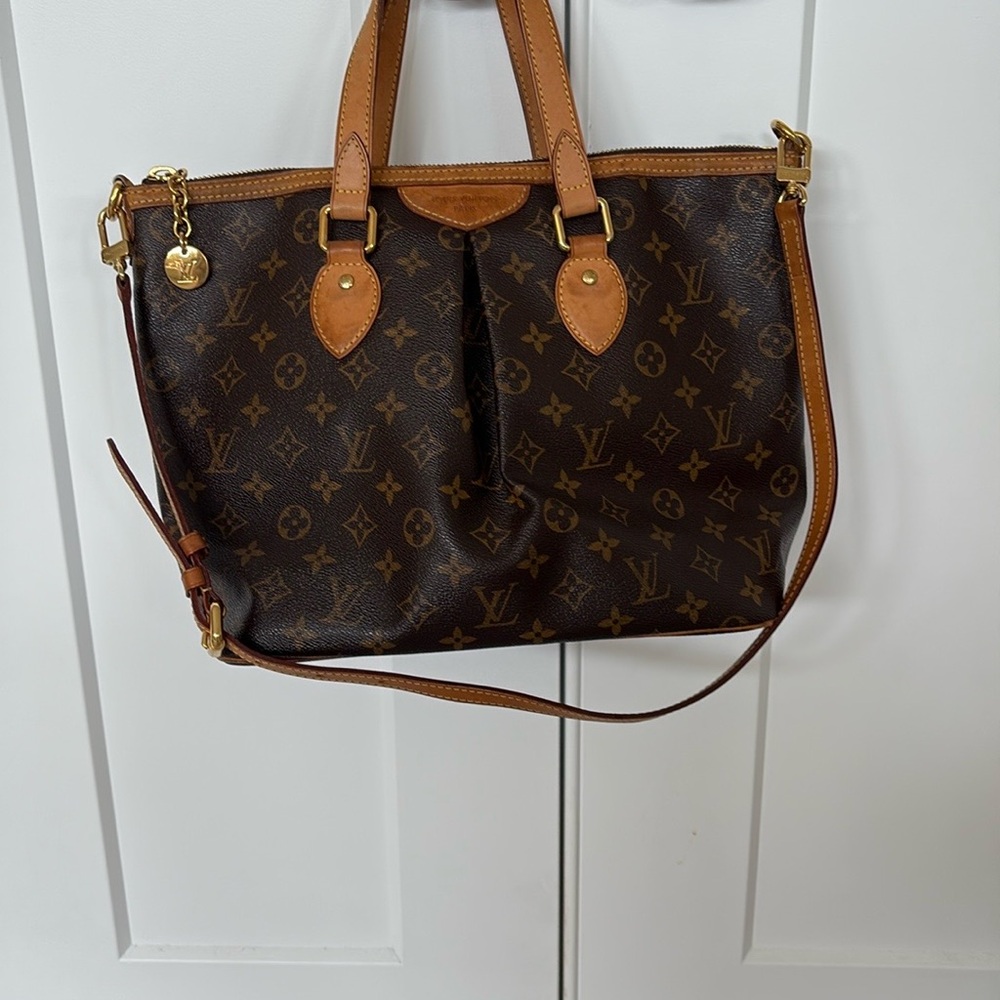 Authentic Louis Vuitton Brown Monogram Tote Bag